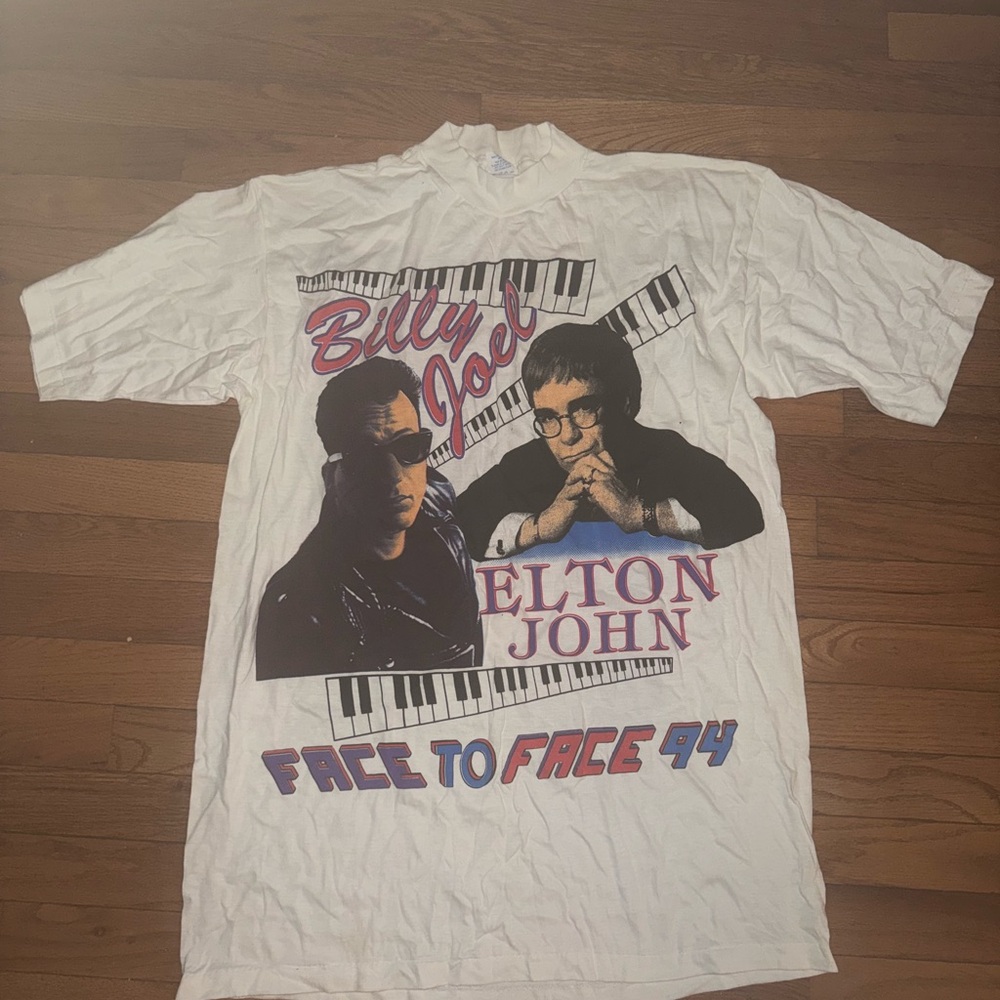 White Graphic Men's T-Shirt